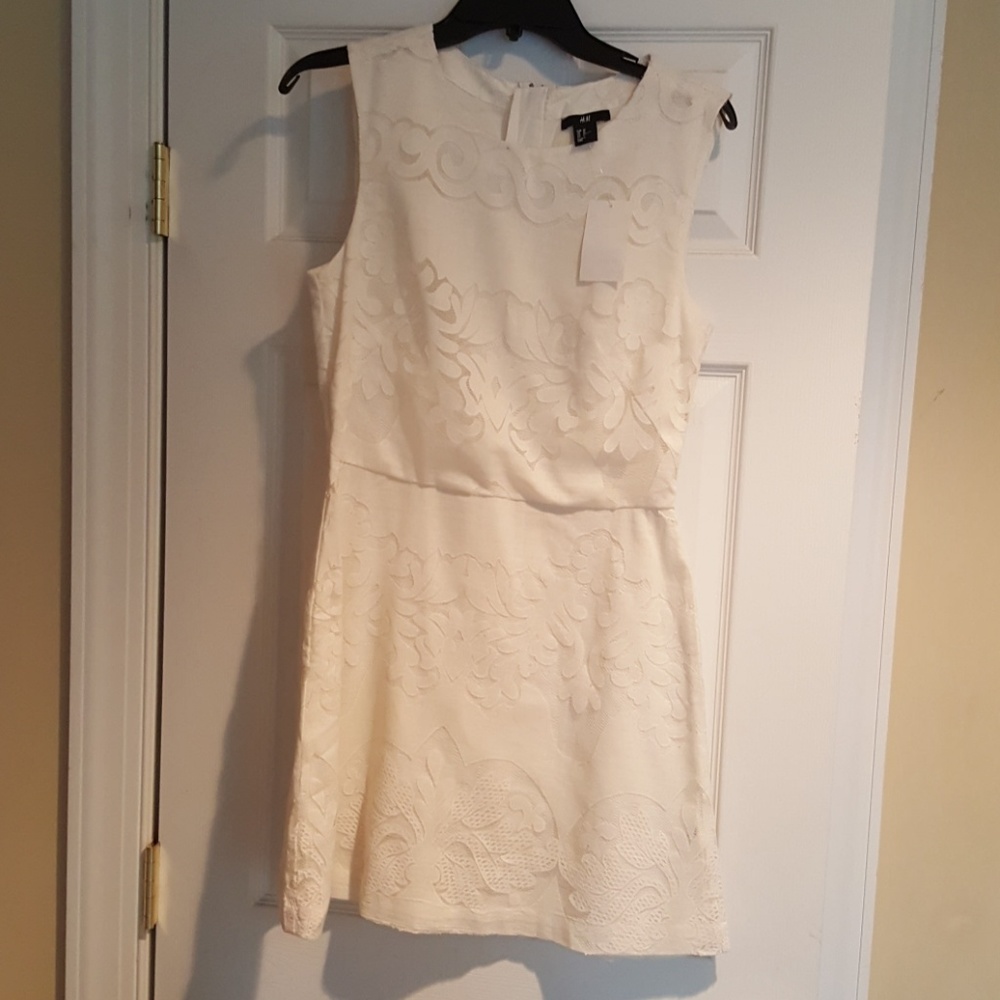 H&M white dress